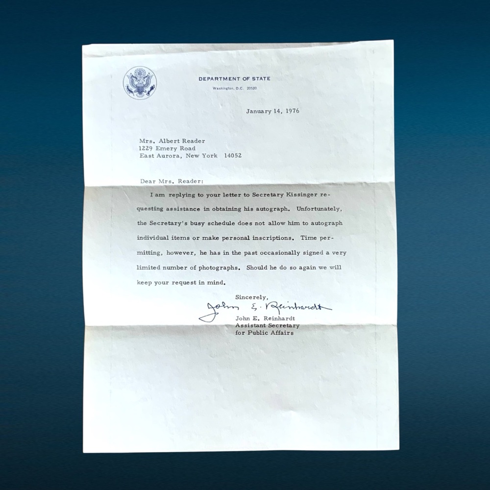 President Gerald Ford Memorabilia Collection, Photos Cards Letters Ephemera Lot - Picture 6 of 10